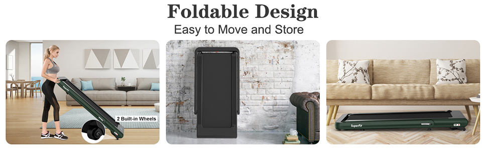 Goplus 2 in 1 Folding Treadmill, 4.75HP Goplus 2 in 1 Folding Treadmill