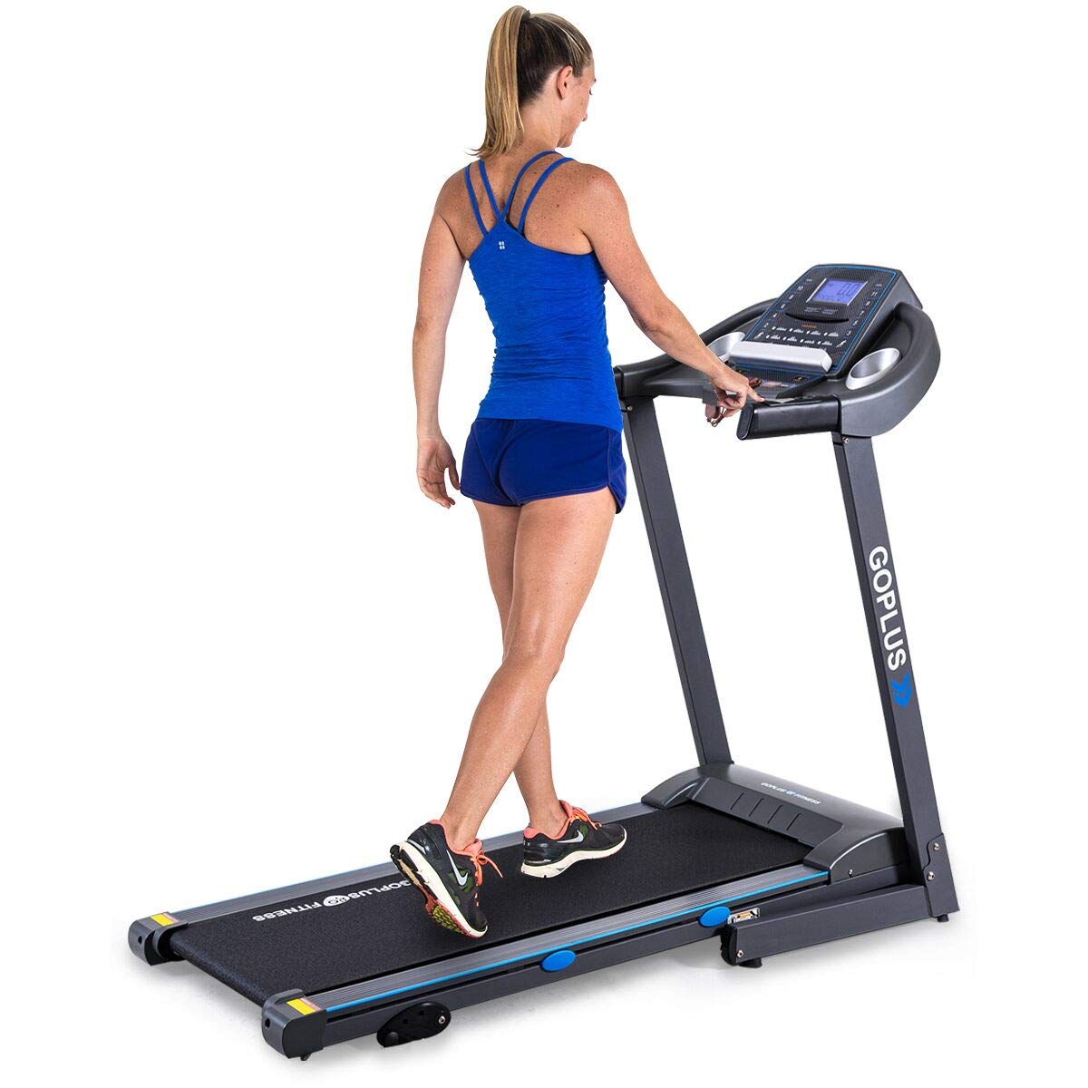 2.25hp folding treadmill with incline, superfit electric treadmill