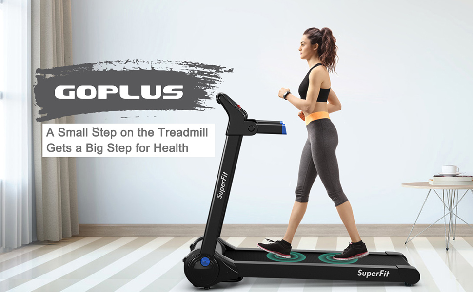Goplus 3HP Electric Folding Treadmill