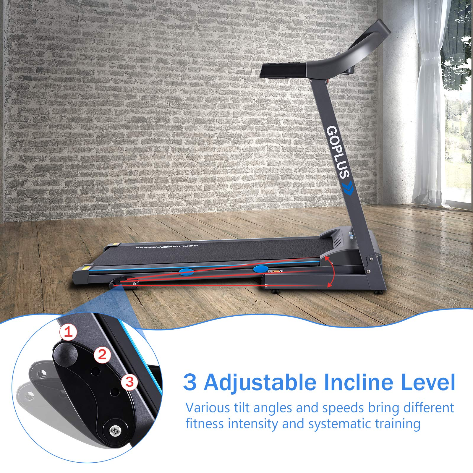 2.25hp folding treadmill with incline, superfit electric treadmill 2.25hp folding treadmill with incline, superfit electric treadmill