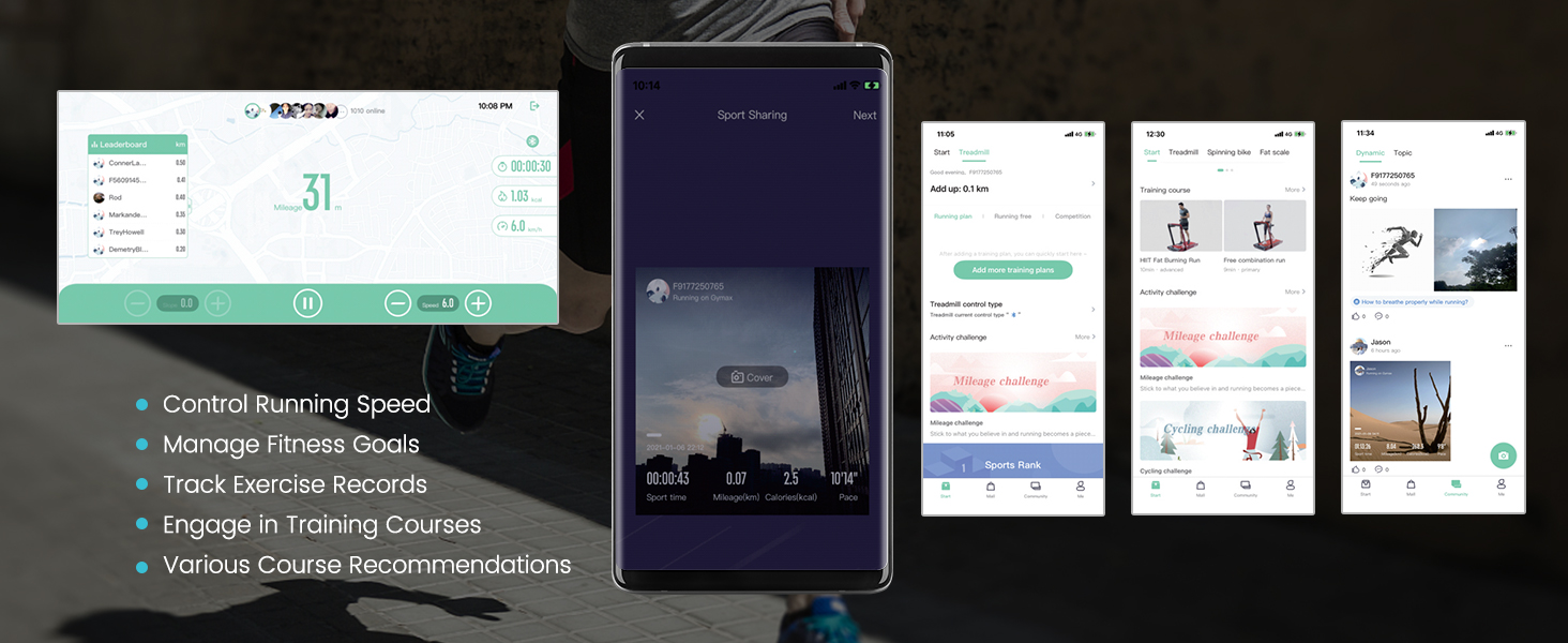 Goplus 2.25HP Folding Treadmill