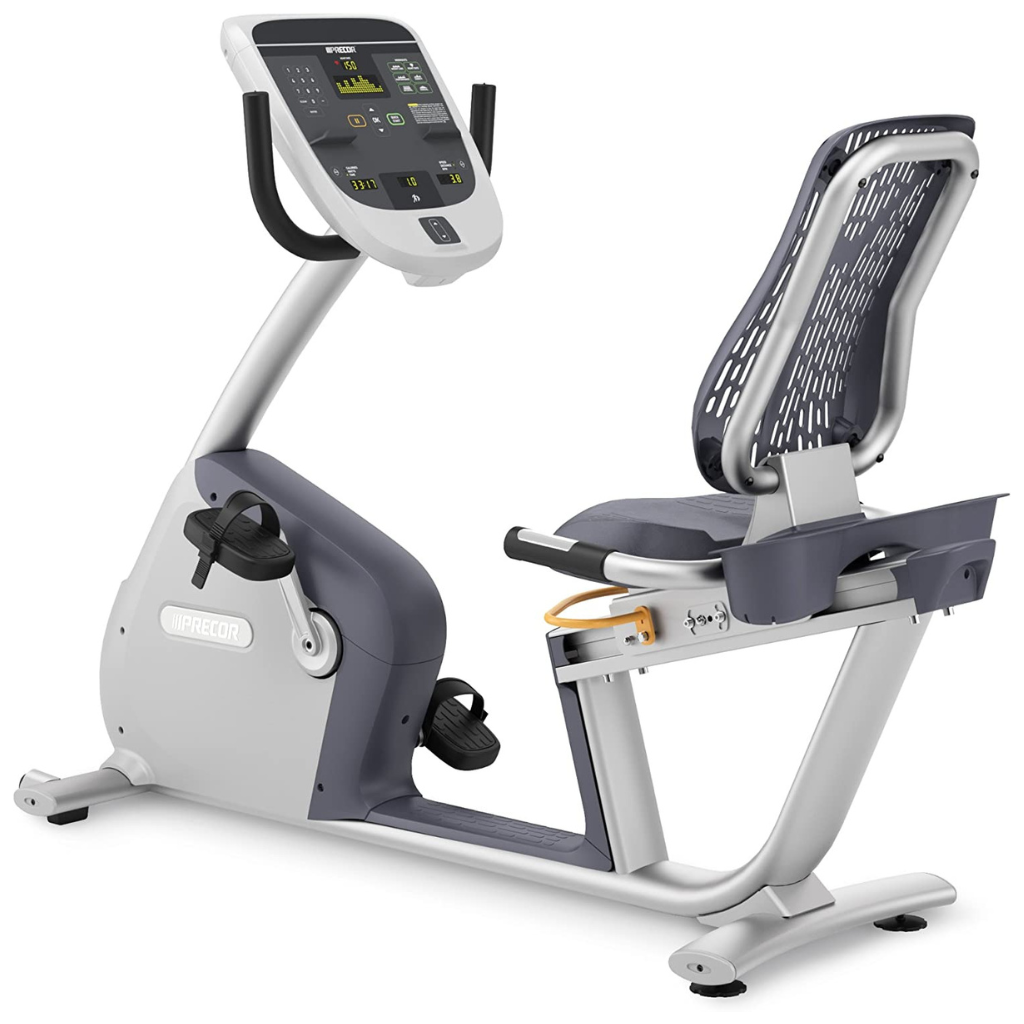 Precor RBK 815 Recumbent Bike + P10 Console image 0