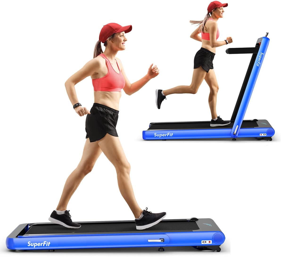 goplus 2 in 1 folding treadmill, 4.75hp superfit under desk electric treadmill with app control goplus 2 in 1 folding treadmill, 4.75hp superfit under desk electric treadmill with app control