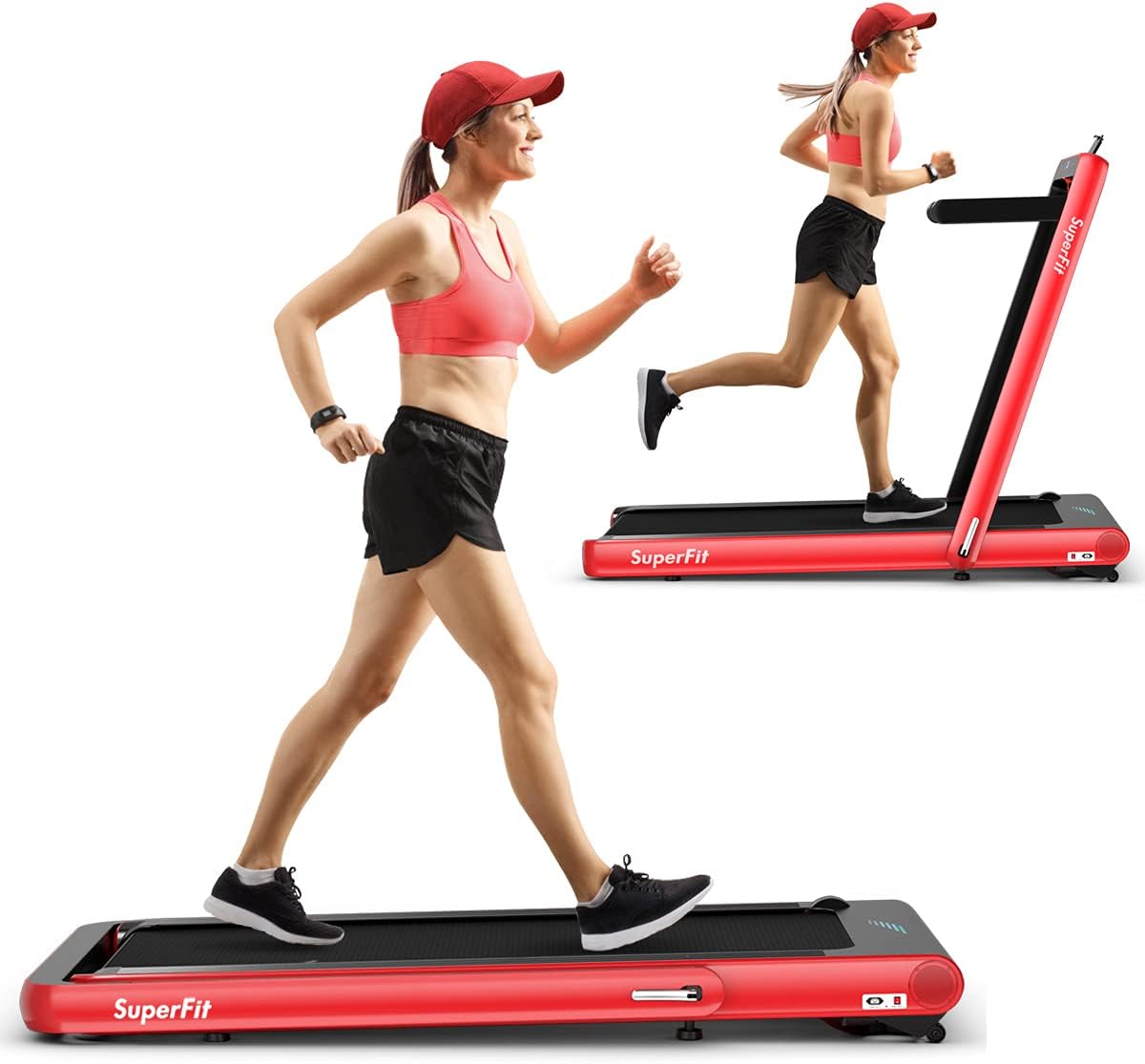 goplus 2 in 1 folding treadmill, 4.75hp superfit under desk electric treadmill with app control goplus 2 in 1 folding treadmill, 4.75hp superfit under desk electric treadmill with app control