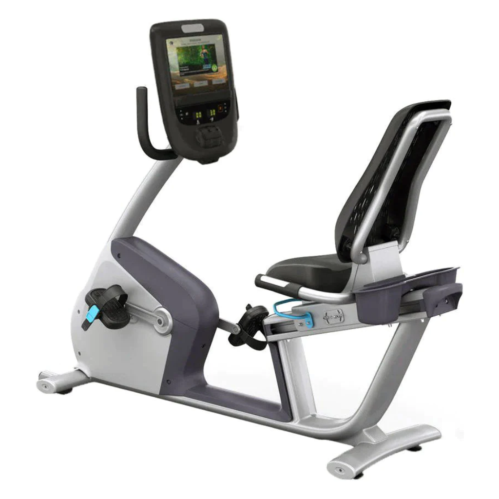 Precor RBK 865 Recumbent Bike + P62 Touch Screen Console image 0