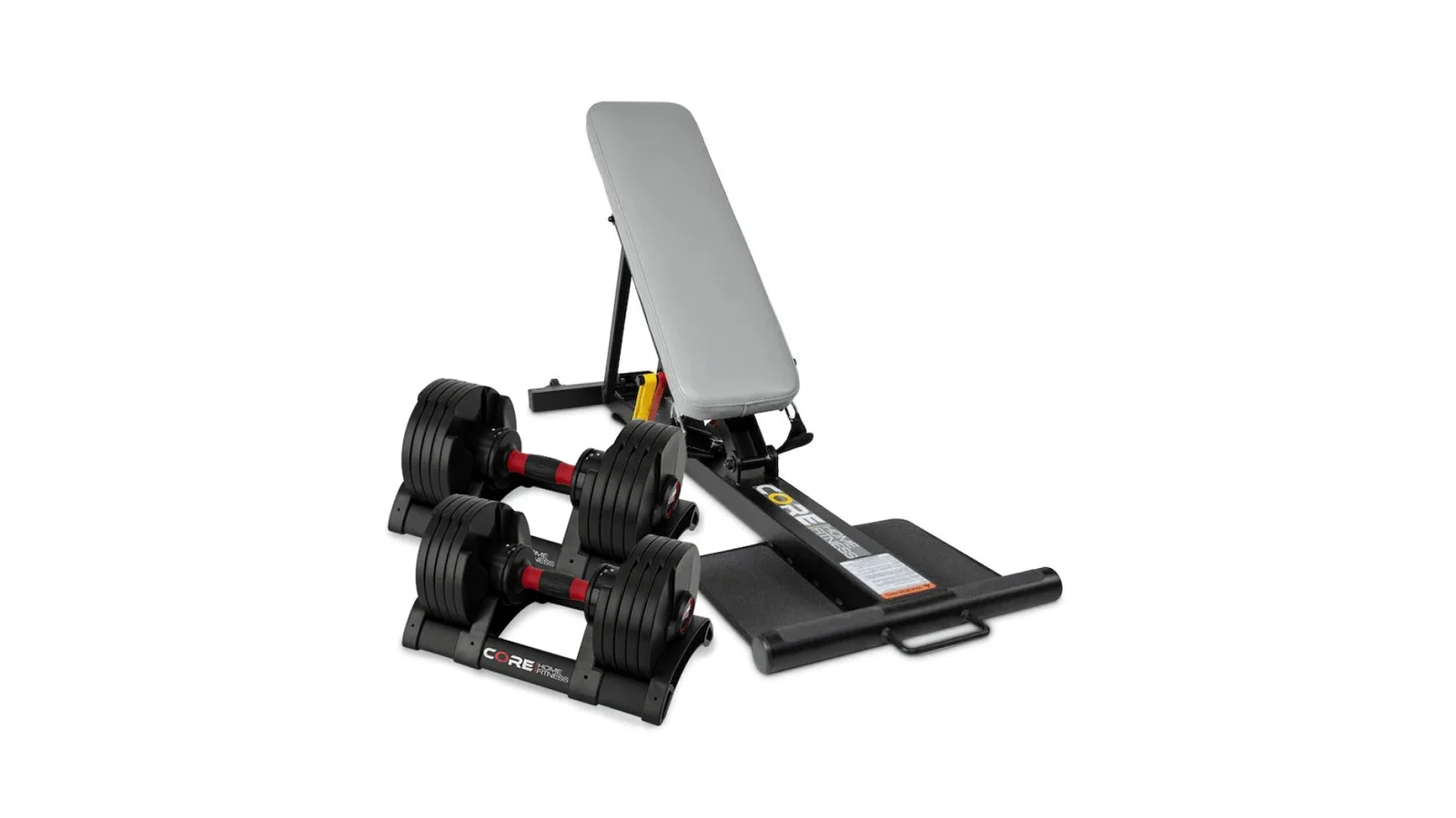 adjustable dumbbells & glute drive plus combo pack