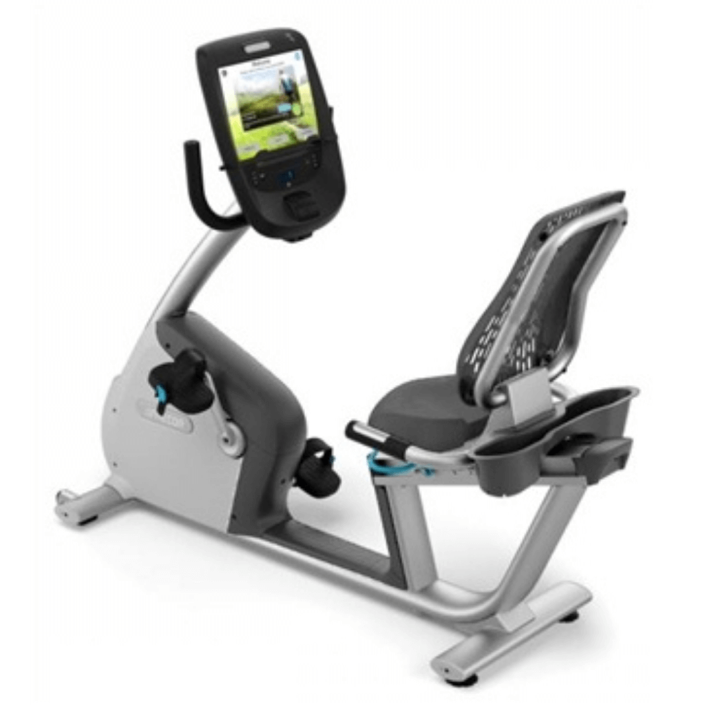 Precor RBK 885 Recumbent Bike + P82 Console image 0