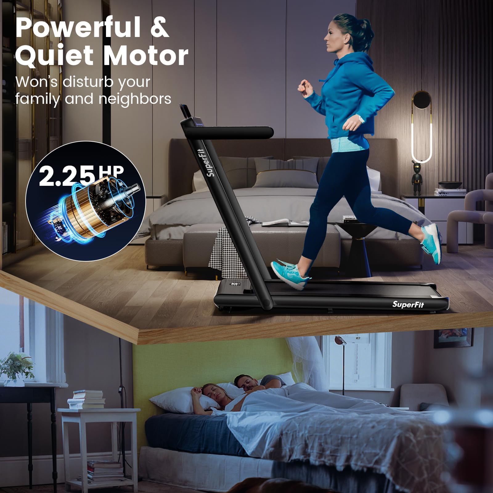 goplus 2 in 1 under desk treadmill, 2.5hp superfit folding treadmill with touch panel control, treadmills for home office goplus 2 in 1 under desk treadmill, 2.5hp superfit folding treadmill with touch panel control, treadmills for home office